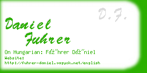 daniel fuhrer business card
